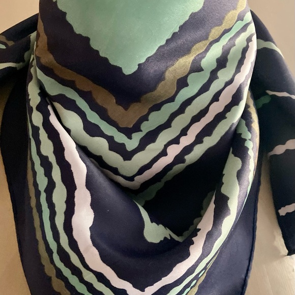 VINTAGE scarf, 1960s-70s, abstract - Picture 2 of 9